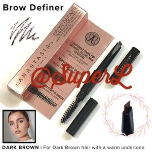 2/$15 NEW Anastasia Beverly Hills Brow Definer Eyebrow Filler Pencil Dark Brown